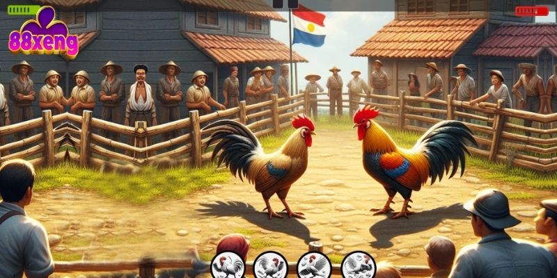 Những trận đá gà cựa dao trực tiếp luôn kịch tính từng giây